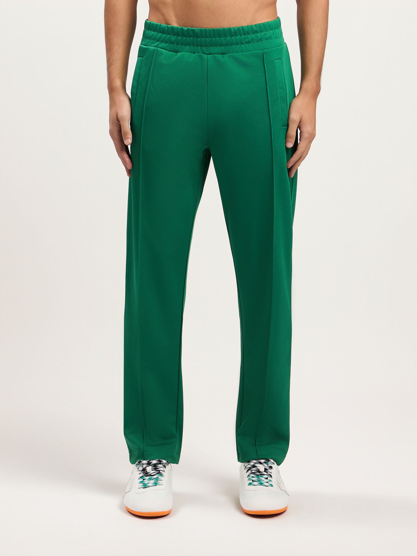 Back Curved Logo Track Pants