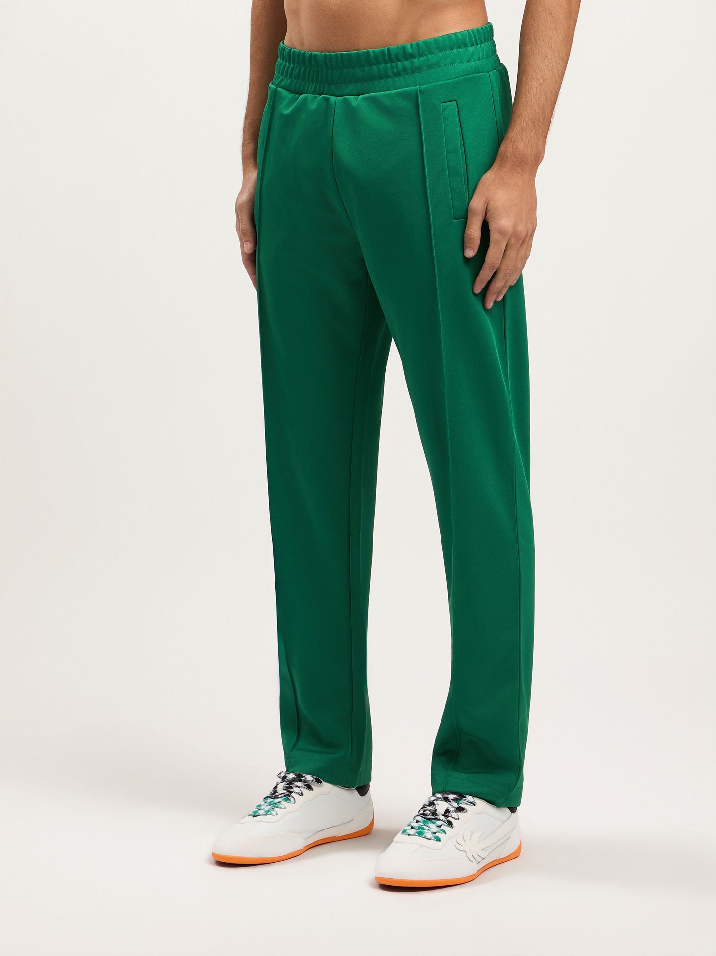 Back Curved Logo Track Pants