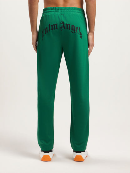 Back Curved Logo Track Pants