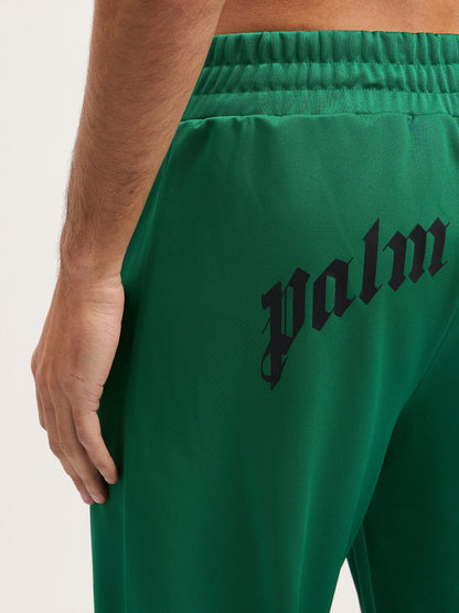 Back Curved Logo Track Pants