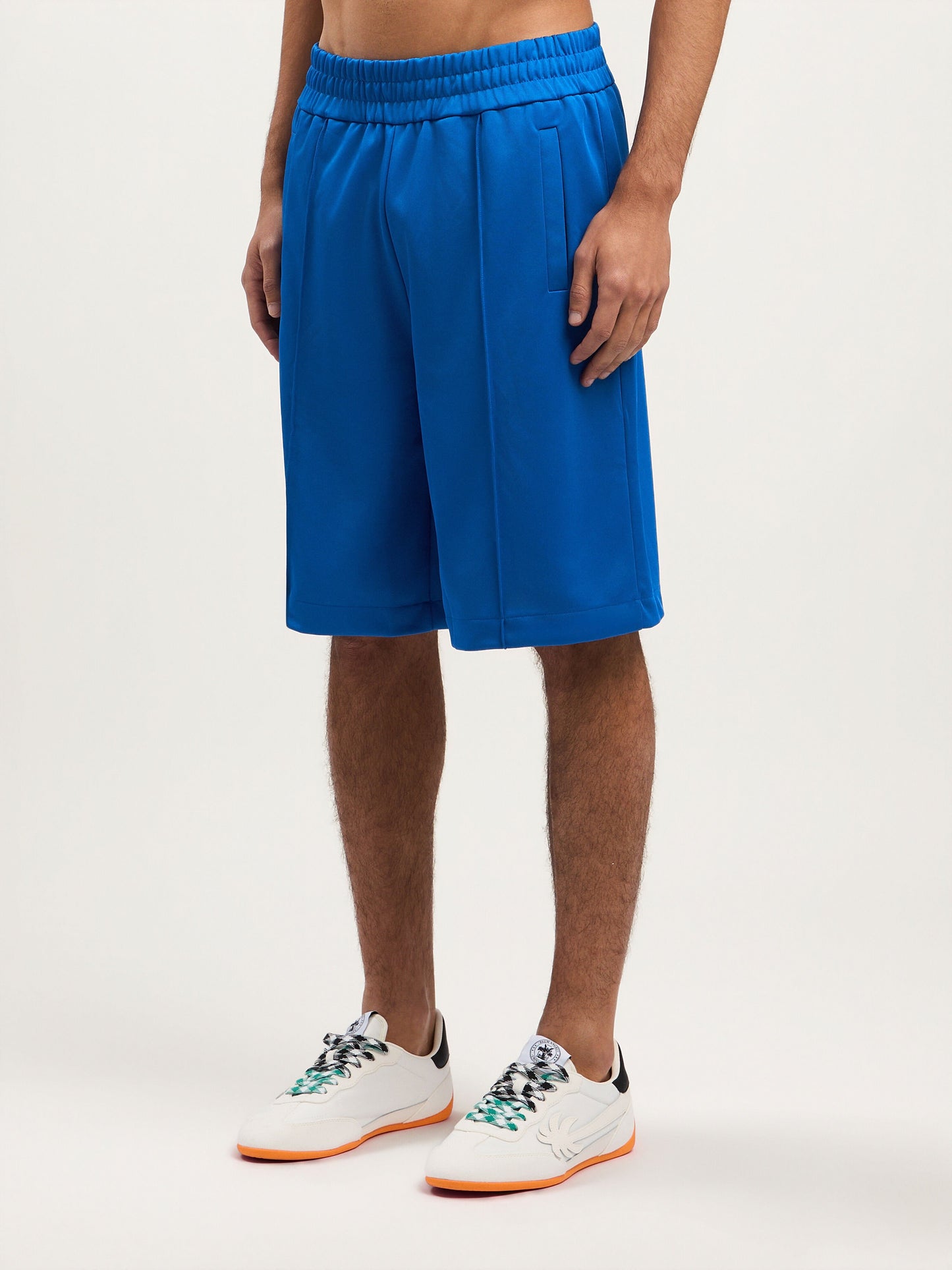 Back Curved Logo Track Shorts