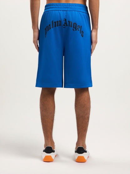Back Curved Logo Track Shorts