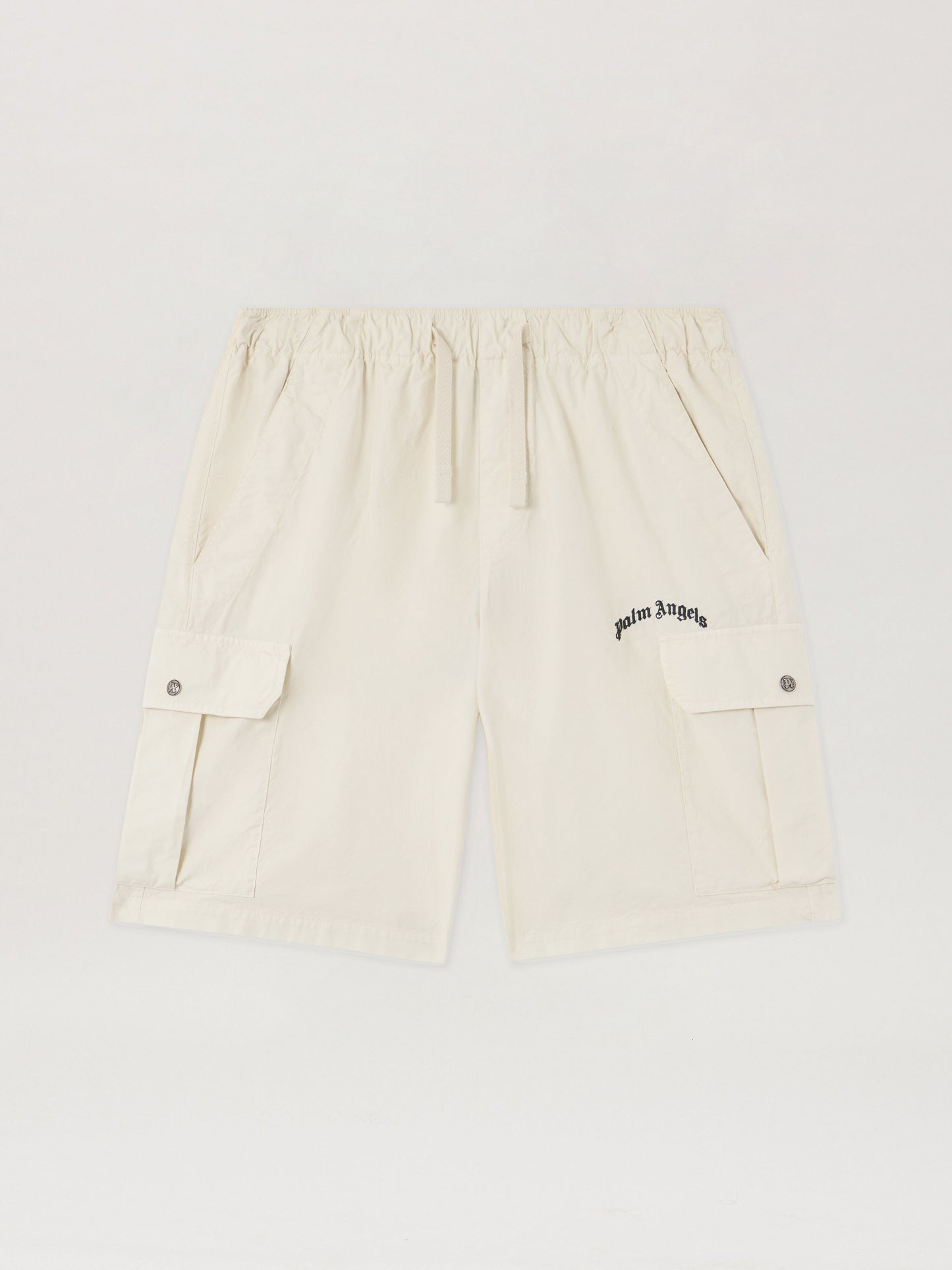 Curved Logo Loose Cargo Shorts