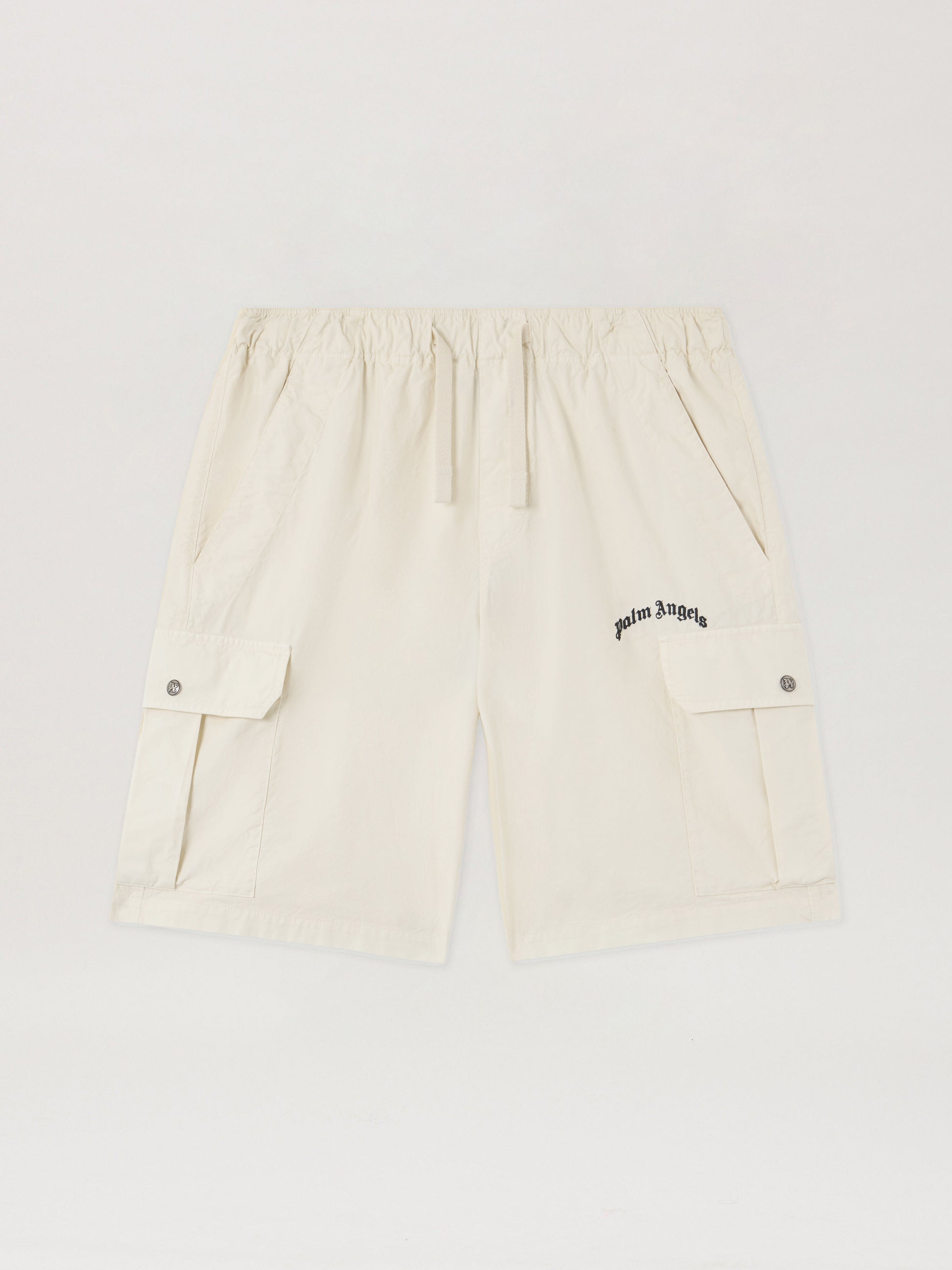 Curved Logo Loose Cargo Shorts