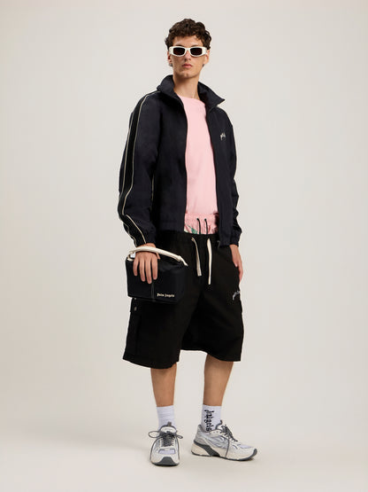 Curved Logo Vintage Track Windbreaker