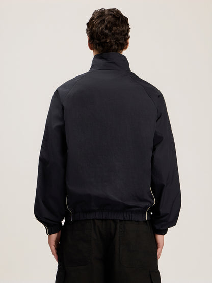 Curved Logo Vintage Track Windbreaker
