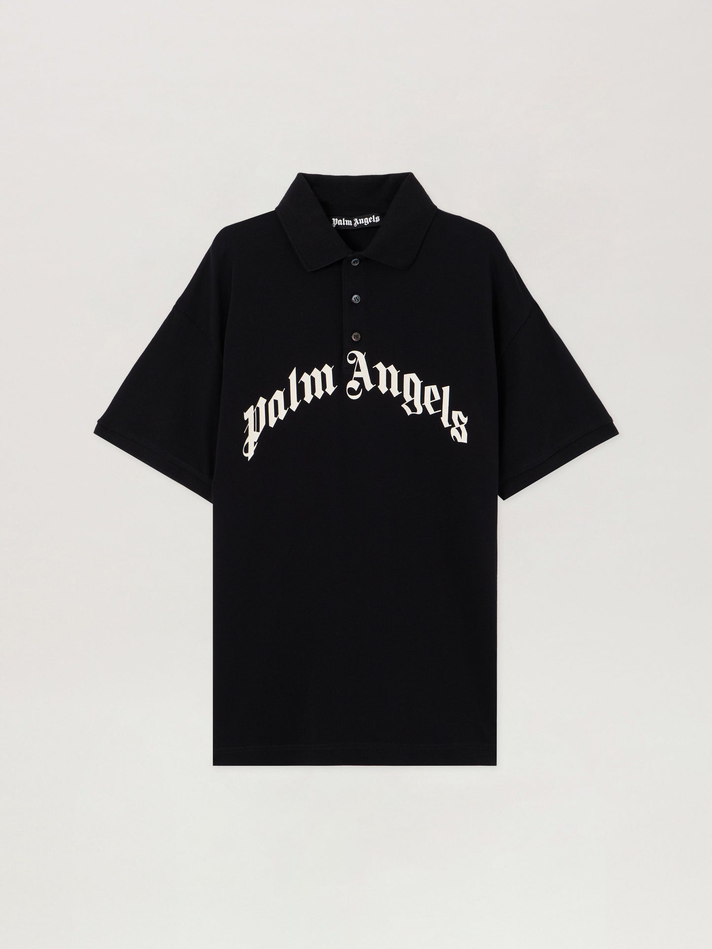 Curved Logo Polo Shirt