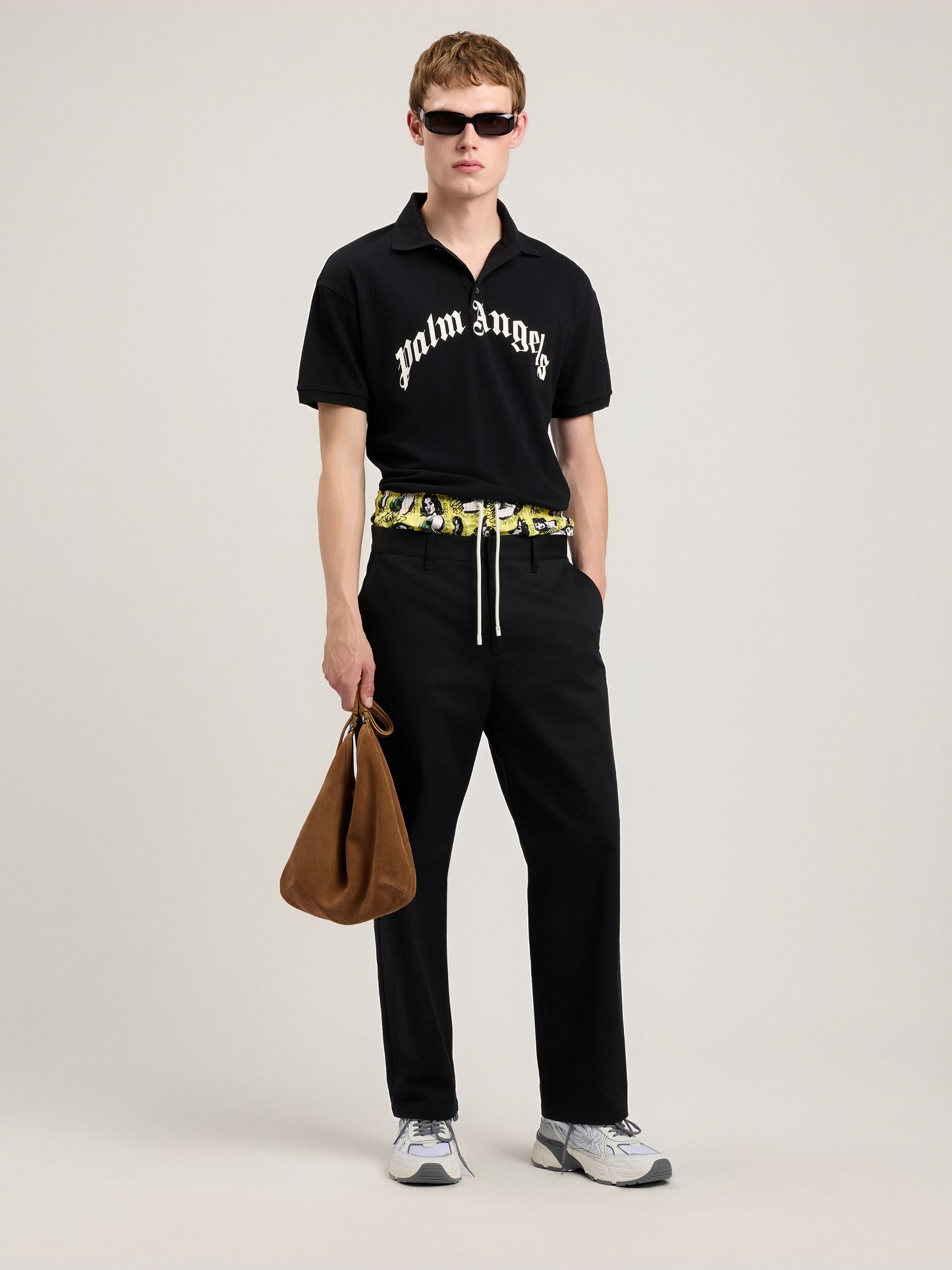 Curved Logo Polo Shirt