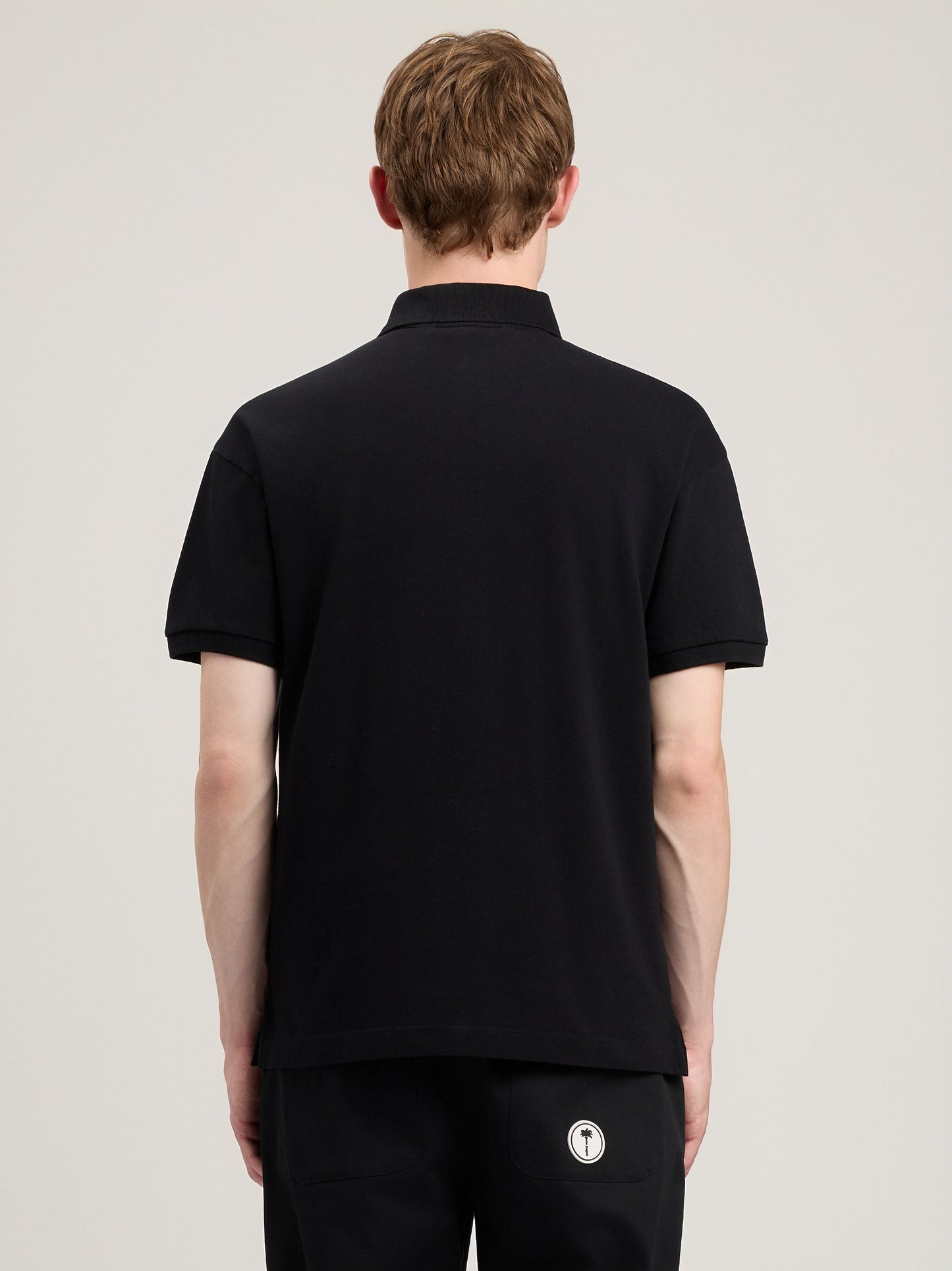 Curved Logo Polo Shirt