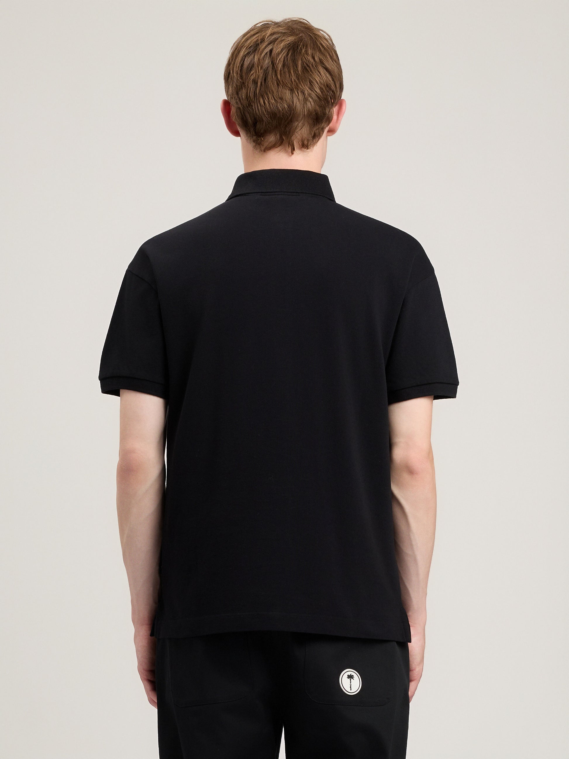 Curved Logo Polo Shirt
