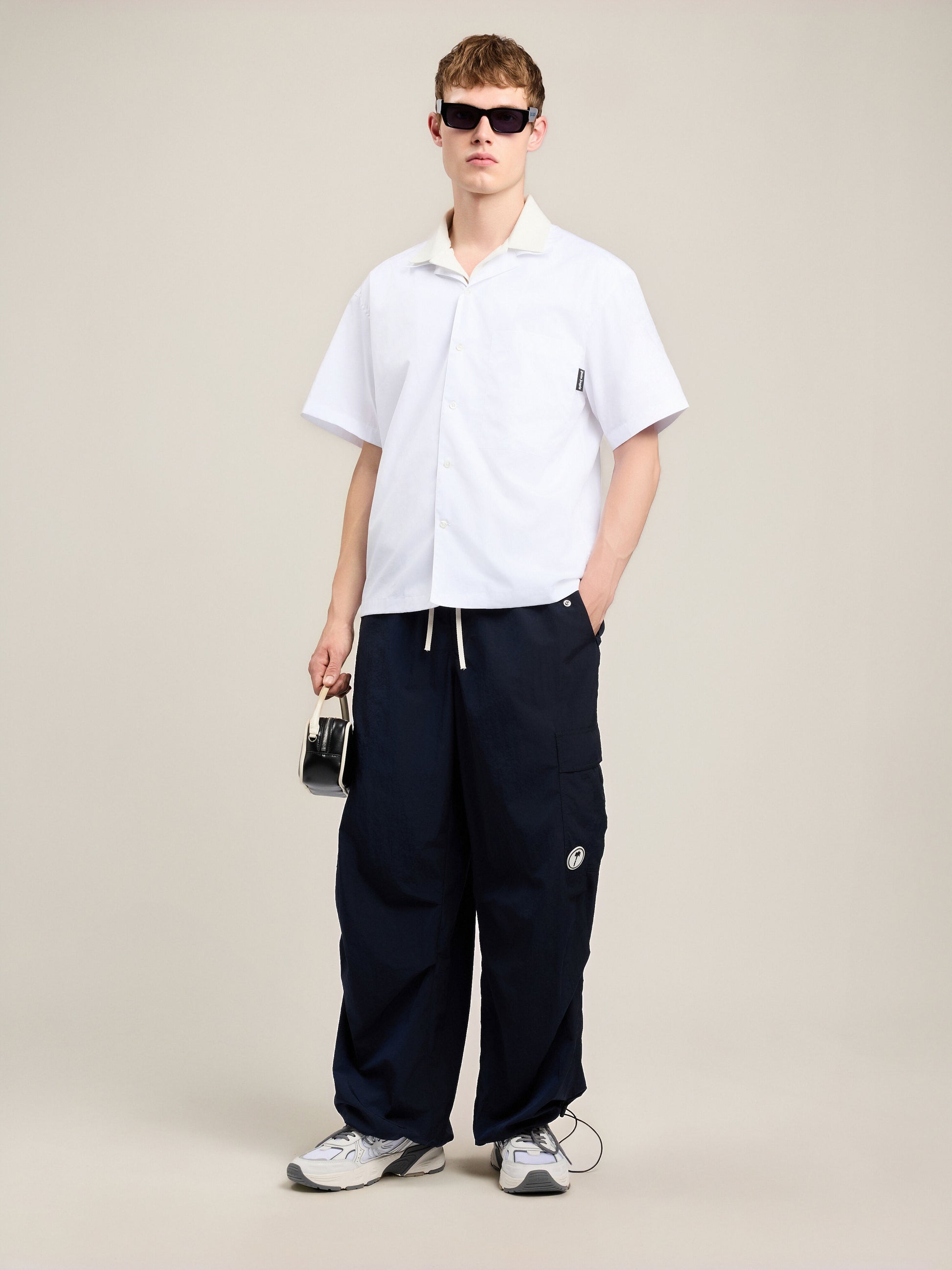 Back Curved Logo Bowling Shirt