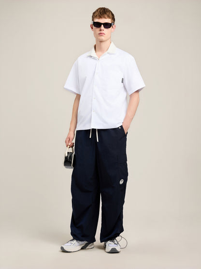 Back Curved Logo Bowling Shirt
