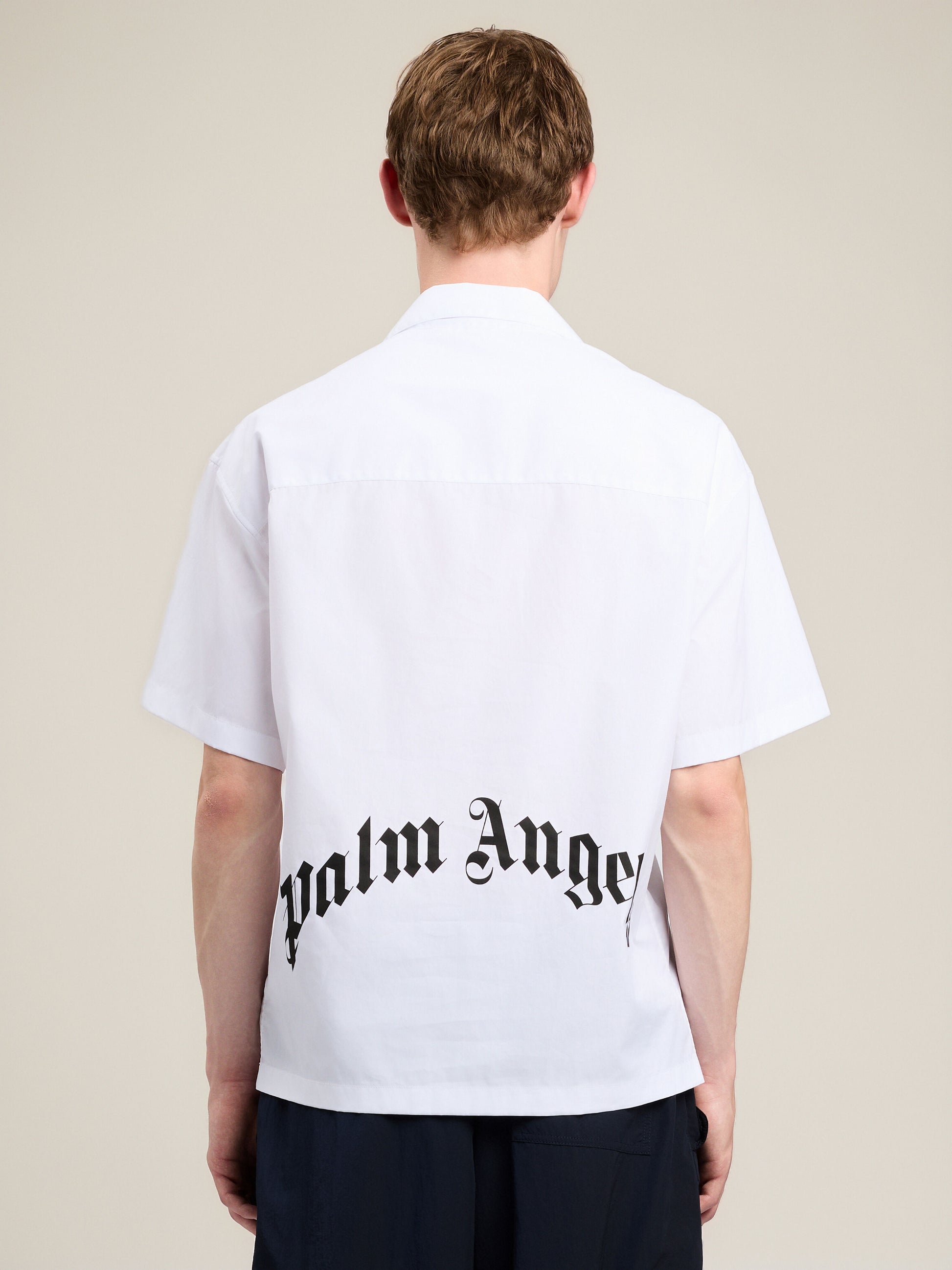 Back Curved Logo Bowling Shirt