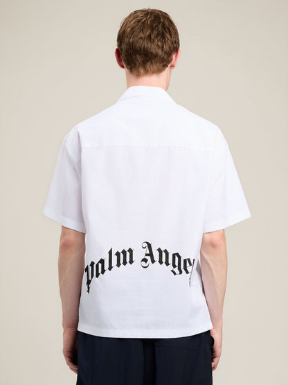 Back Curved Logo Bowling Shirt