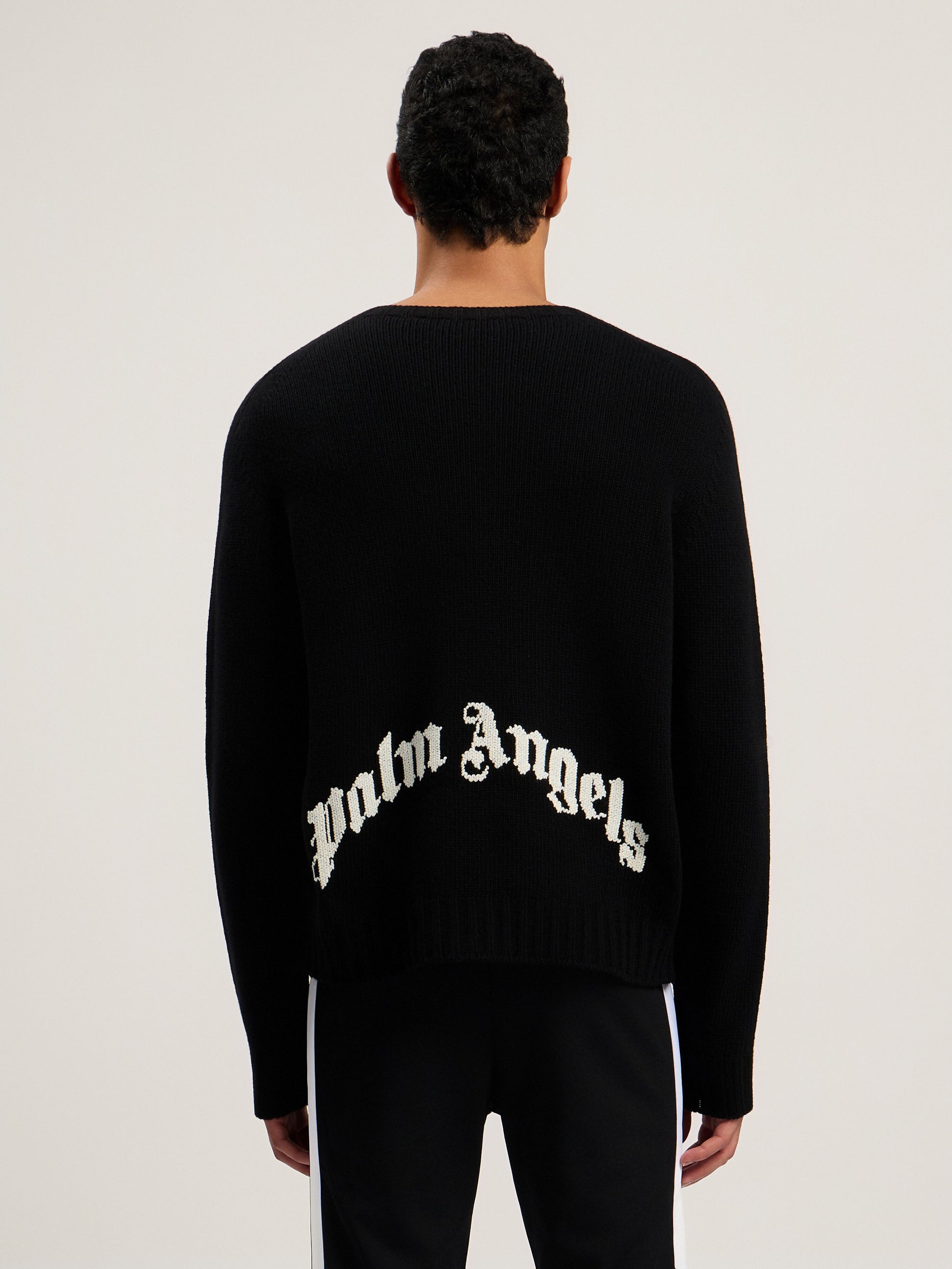 Back Curved Logo Sweater