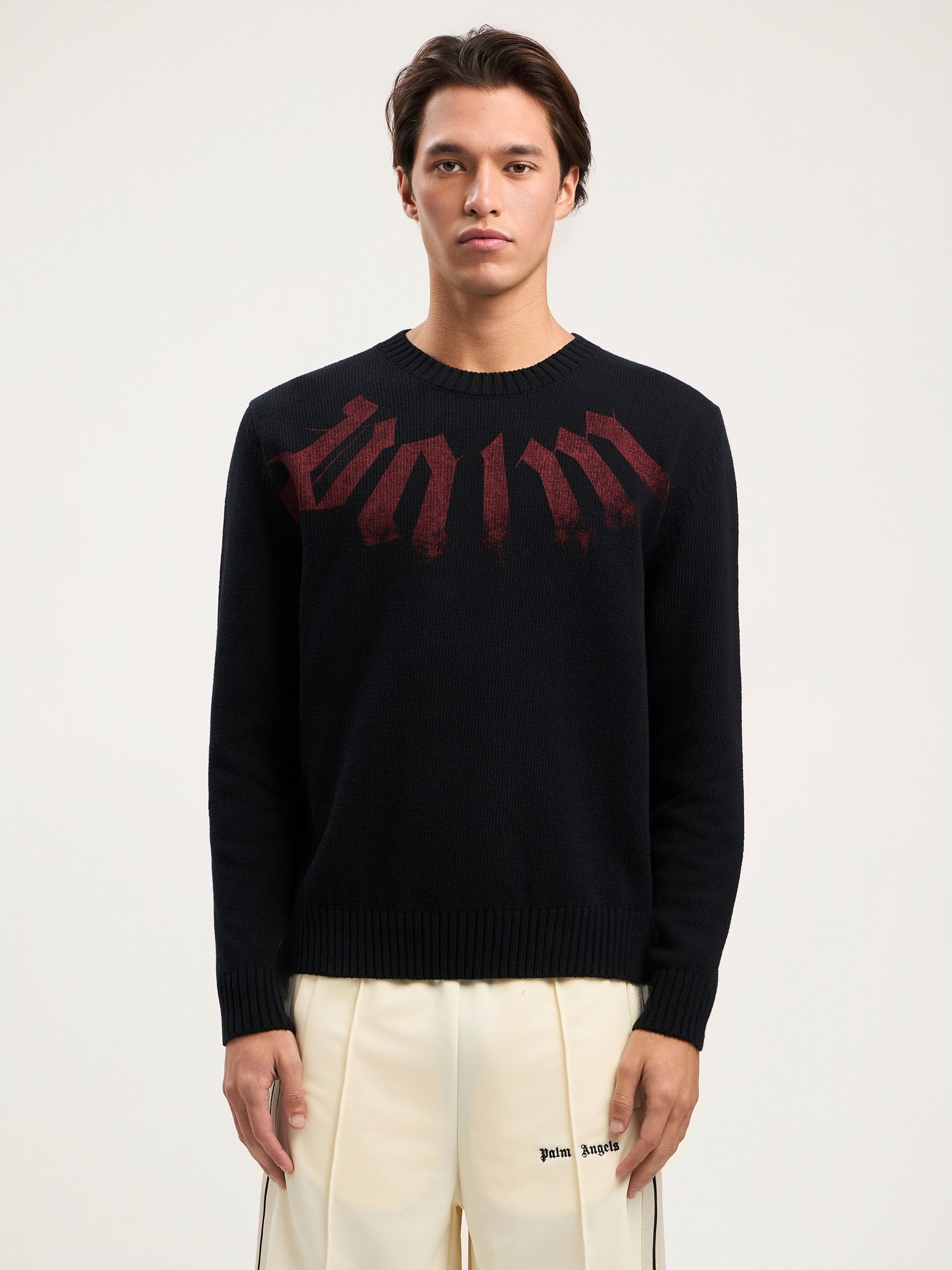Big Neck Logo Sweater