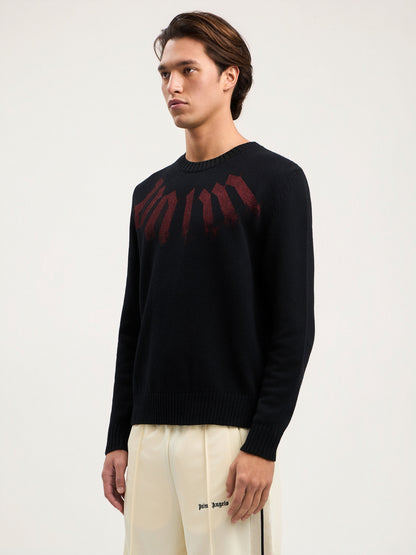Big Neck Logo Sweater