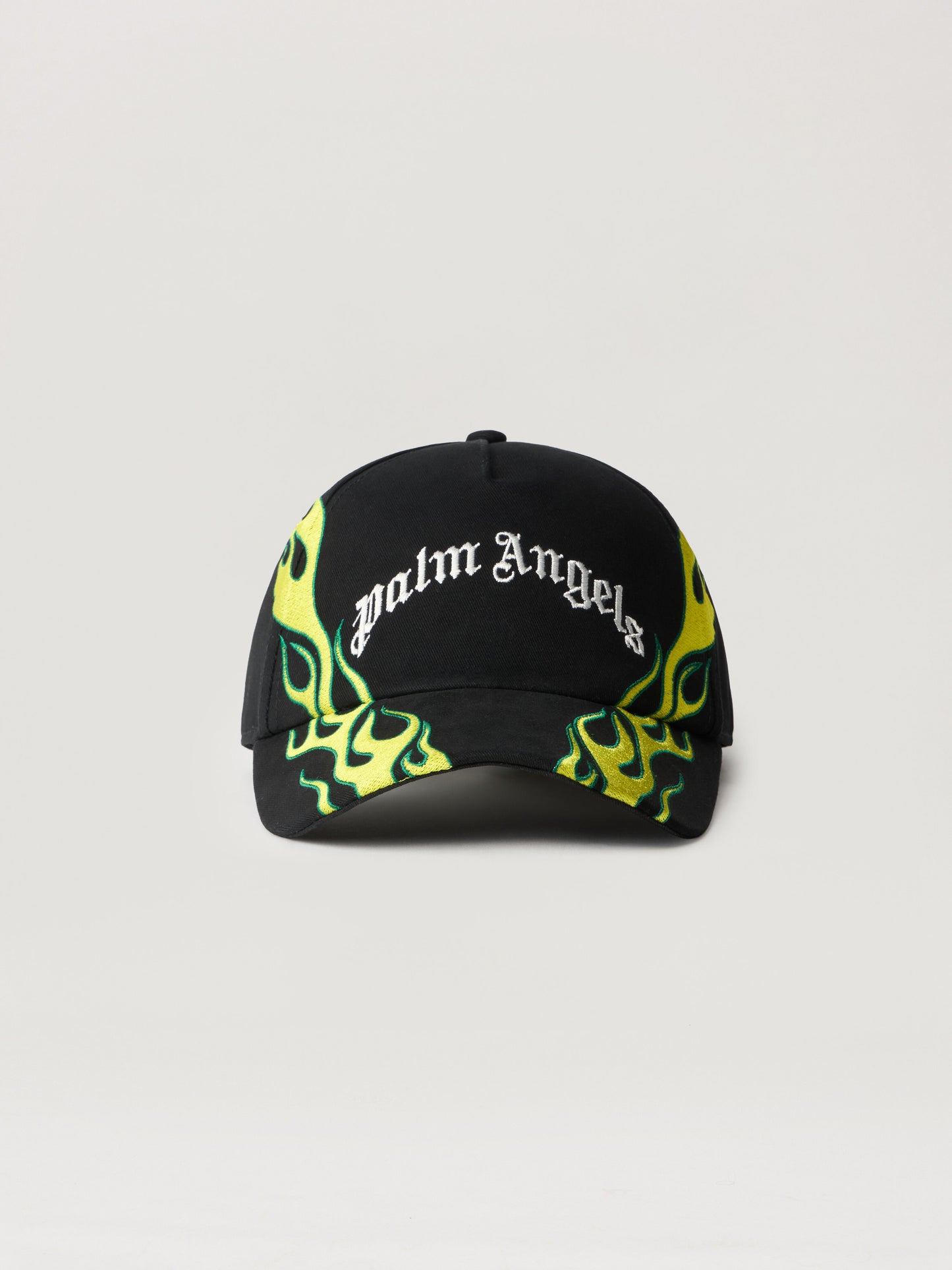 Flames Curved Logo Cap