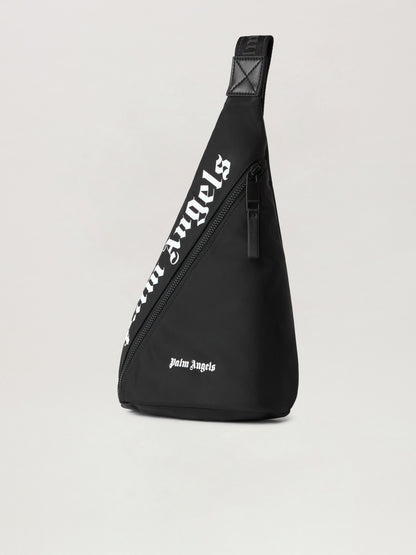 Curved Logo Shoulder Bag
