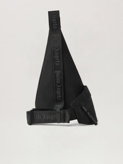 Curved Logo Shoulder Bag
