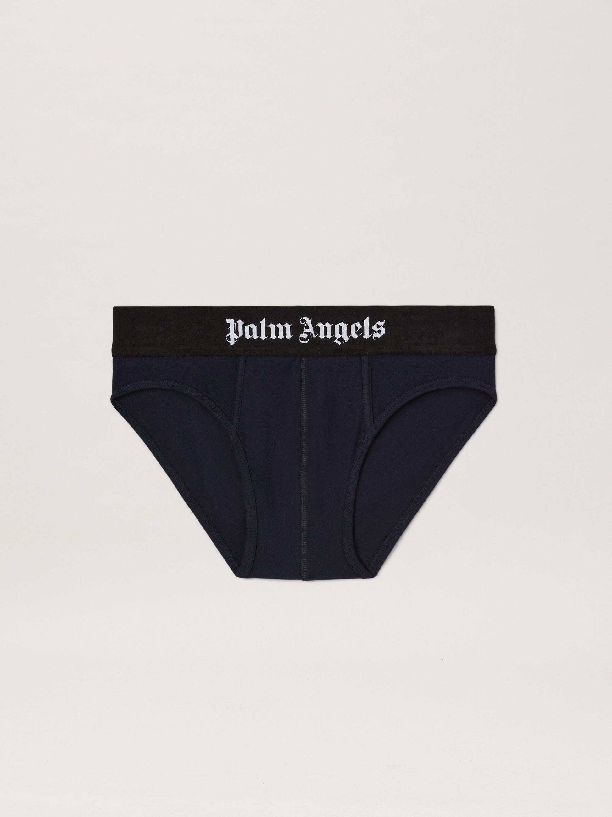 Palm Angels Slip Bipack Navy Blue   Blac