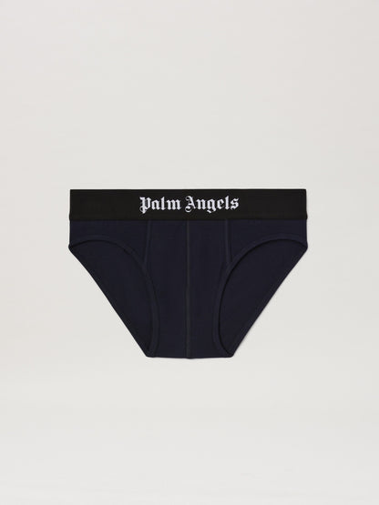 Palm Angels Slip Bipack Navy Blue   Blac
