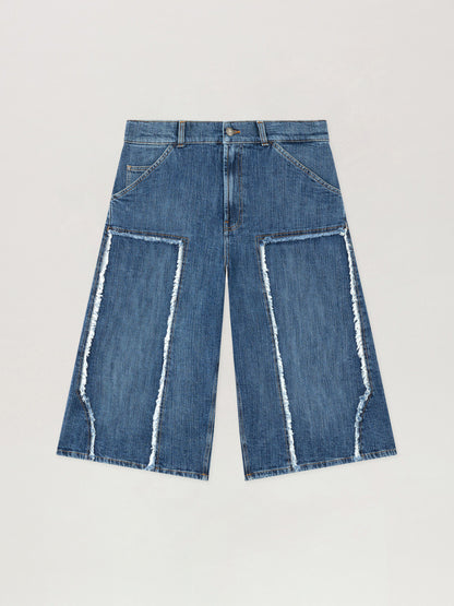 Curved Logo Skater Shorts
