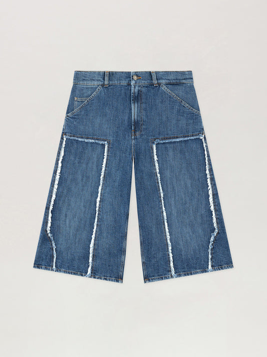Curved Logo Skater Shorts