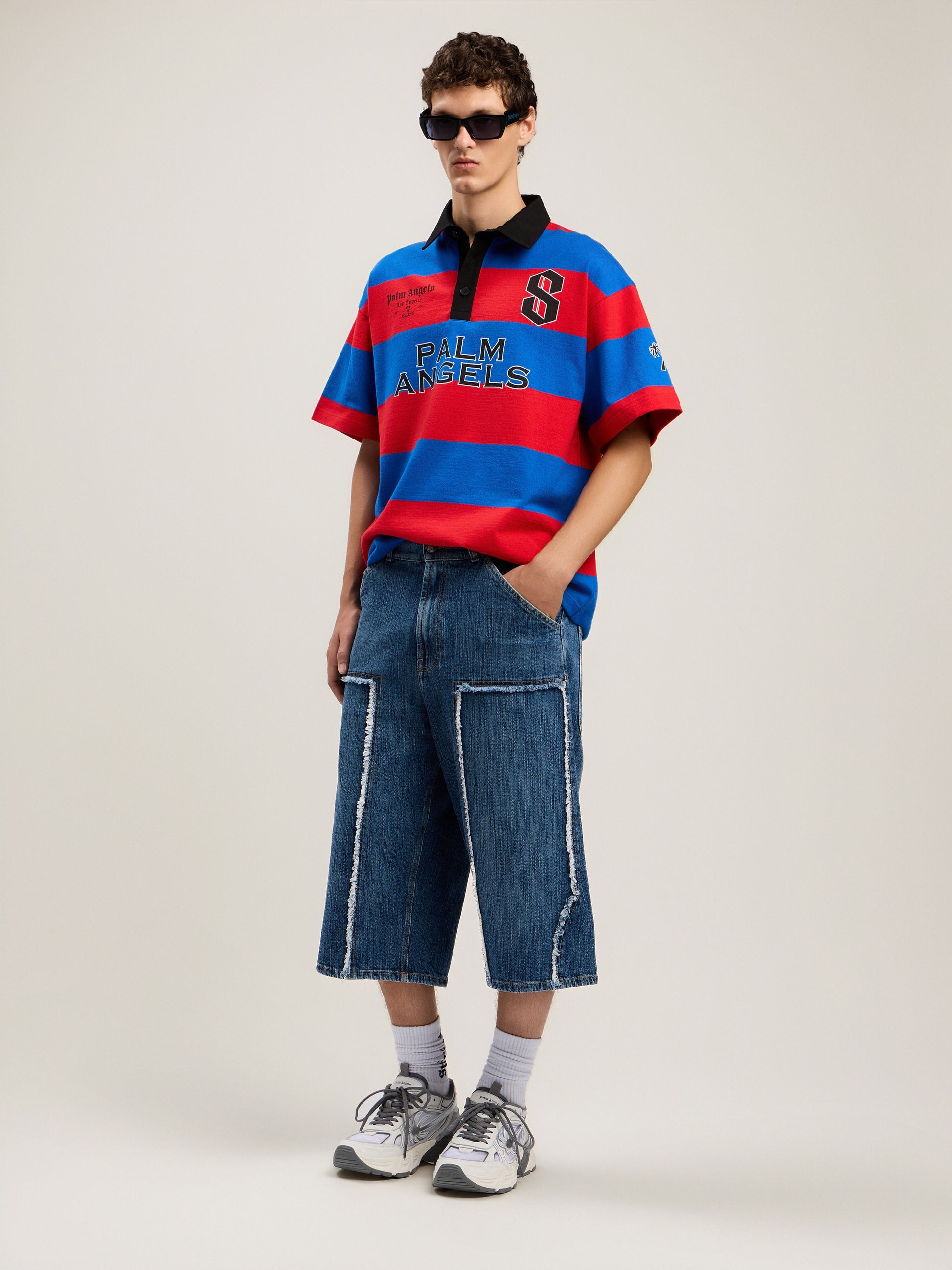 Curved Logo Skater Shorts