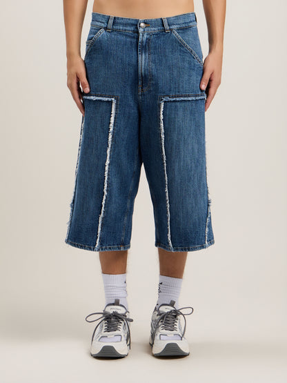 Curved Logo Skater Shorts