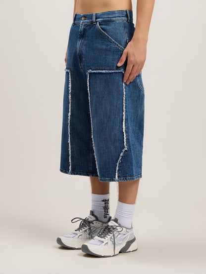 Curved Logo Skater Shorts
