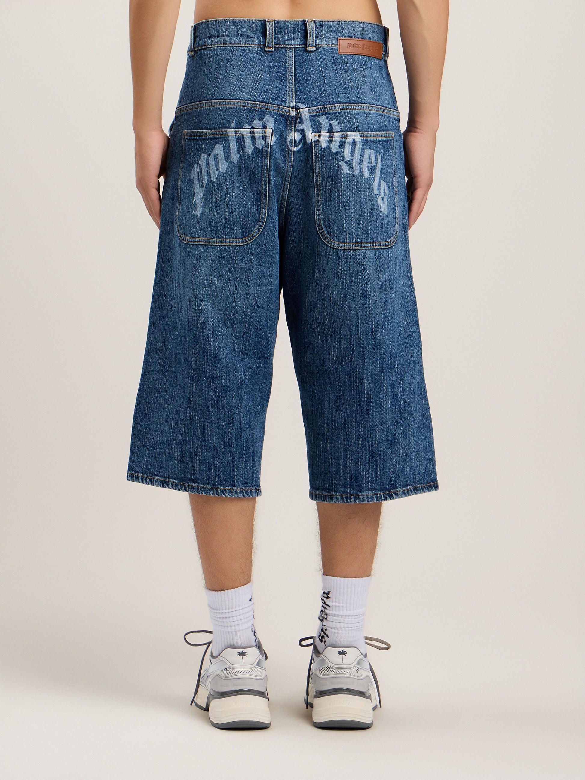 Curved Logo Skater Shorts