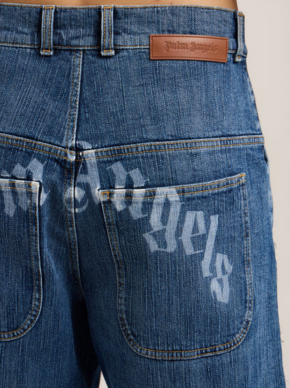 Curved Logo Skater Shorts