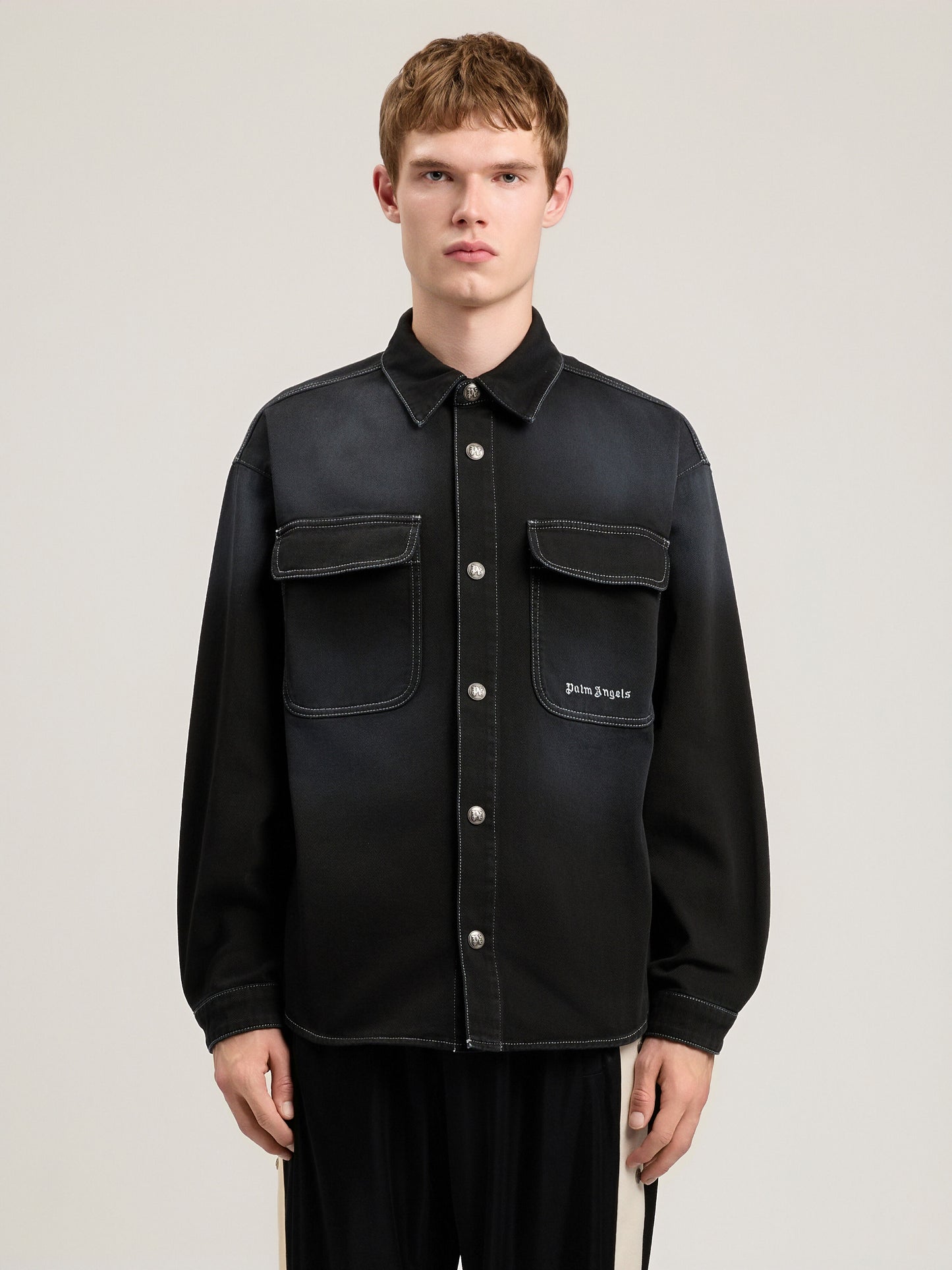 Classic Logo Loose Denim Shirt