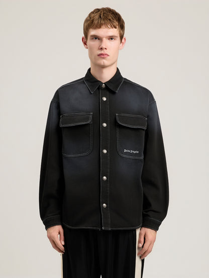 Classic Logo Loose Denim Shirt