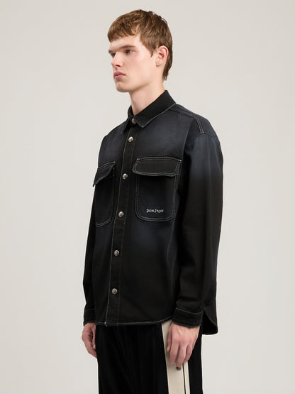 Classic Logo Loose Denim Shirt