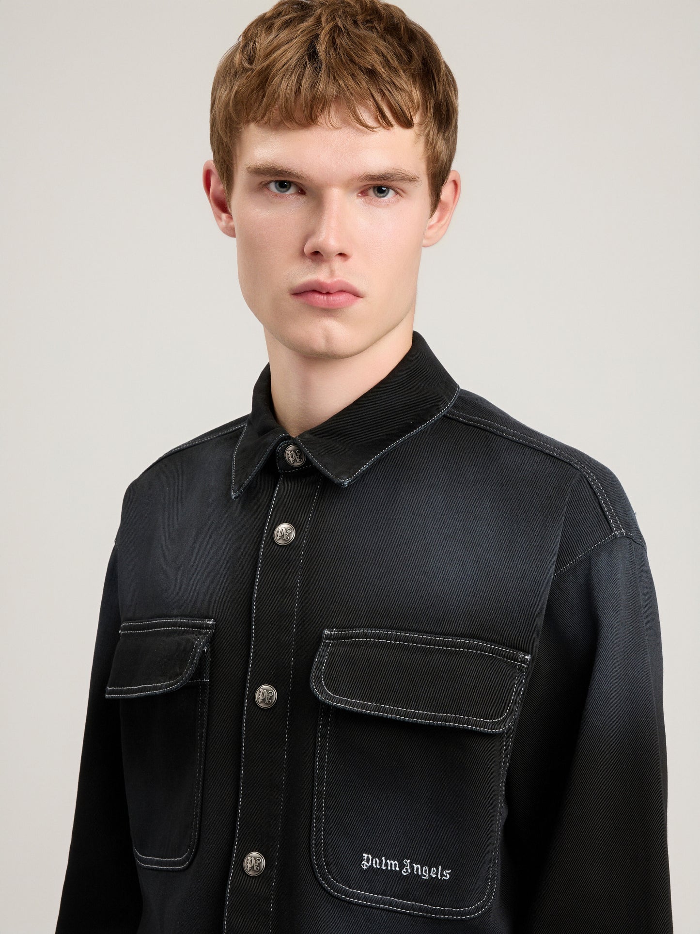 Classic Logo Loose Denim Shirt