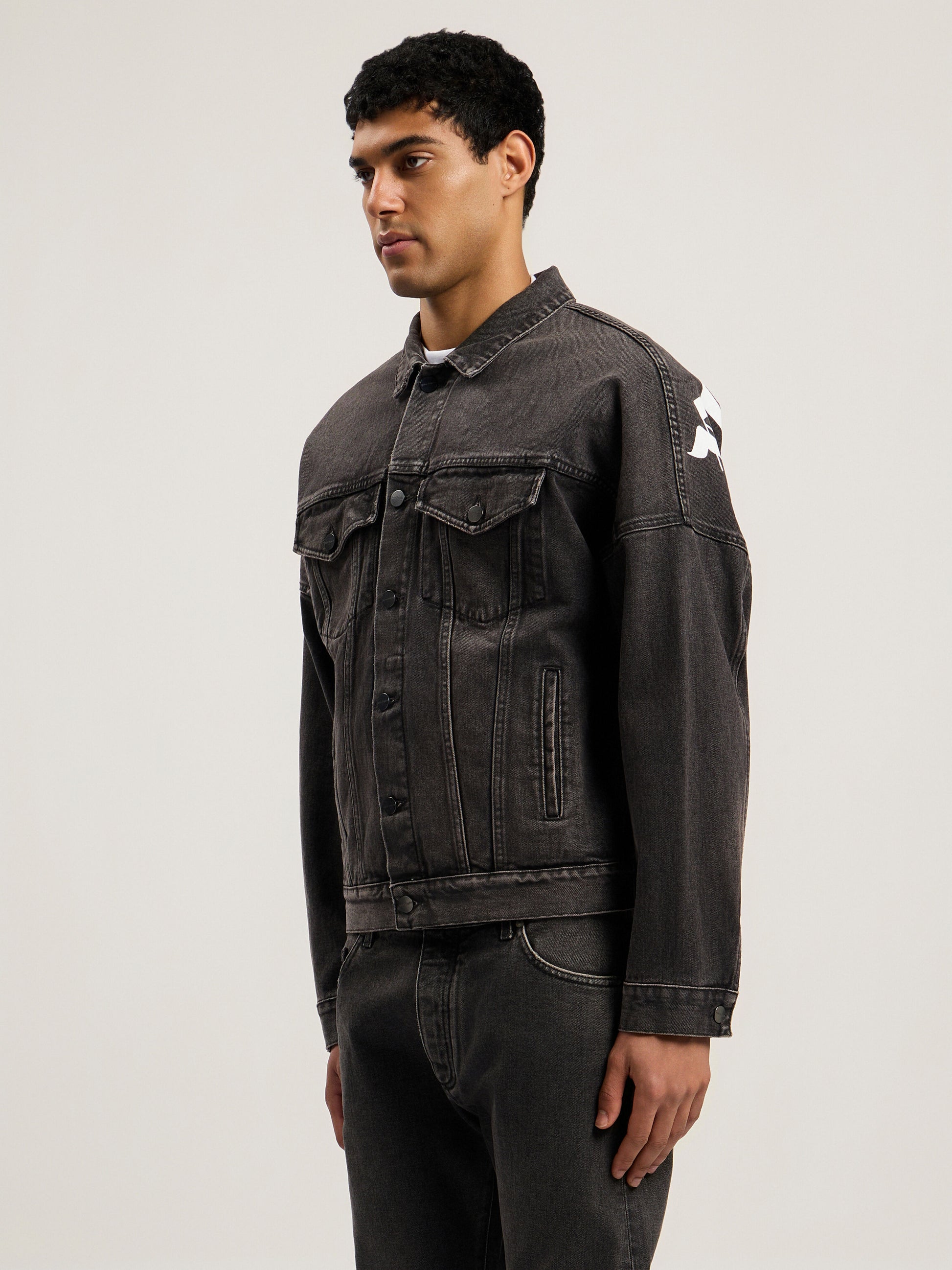 Back Logo Over Denim Jkt