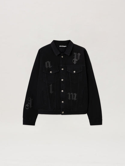 Gothic Logo Denim Jacket