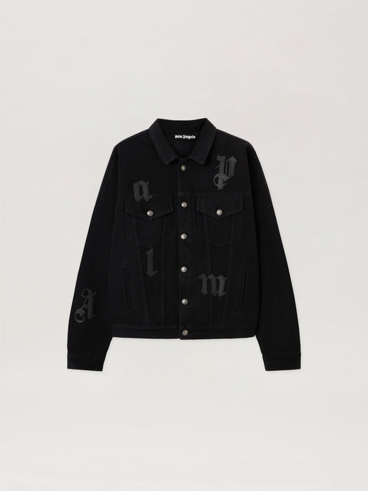 Gothic Logo Denim Jacket