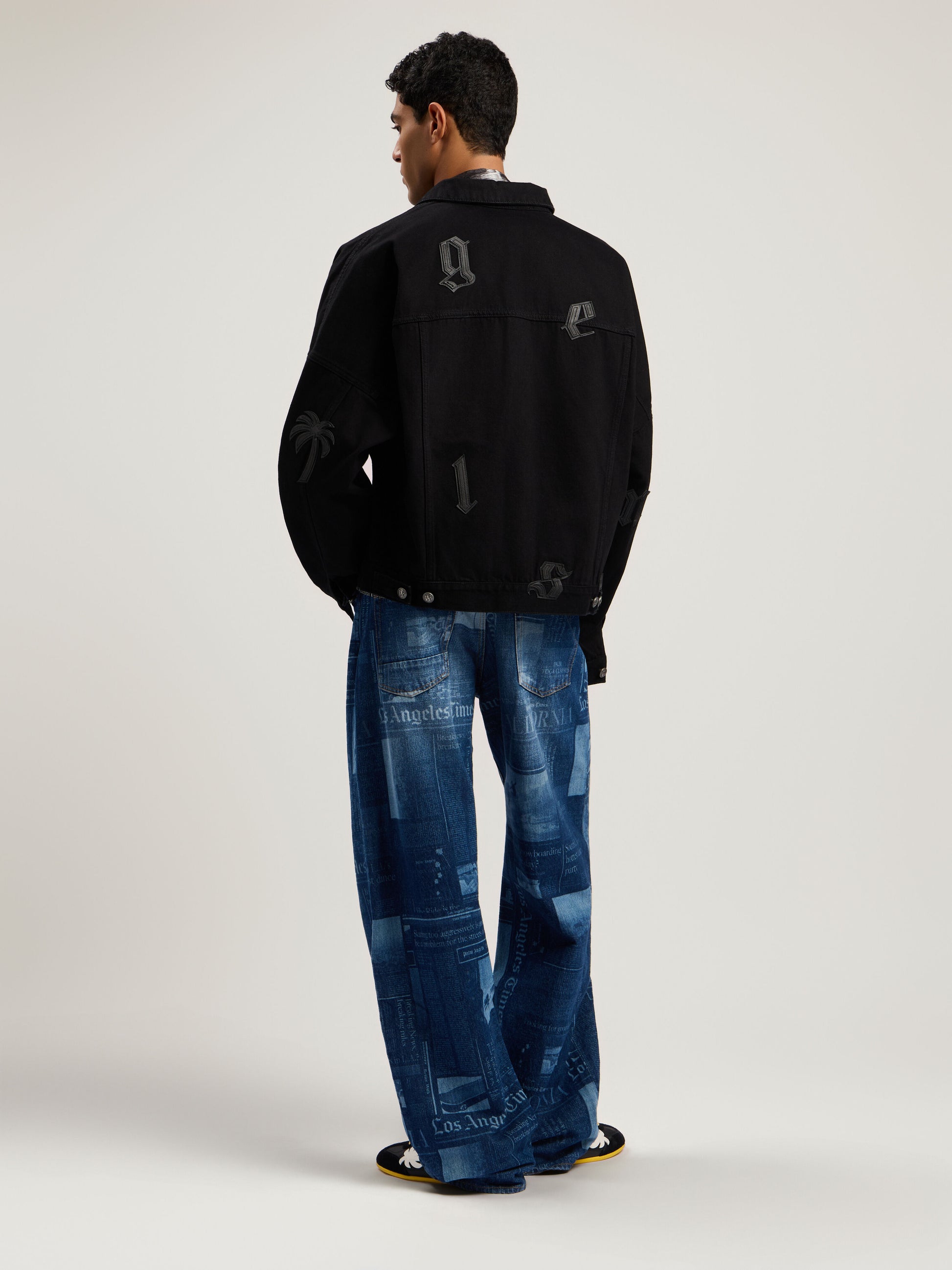 Gothic Logo Denim Jacket