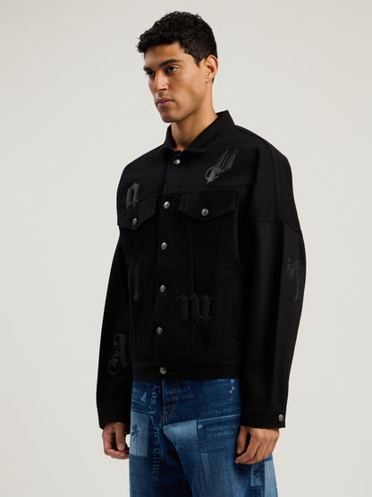 Gothic Logo Denim Jacket