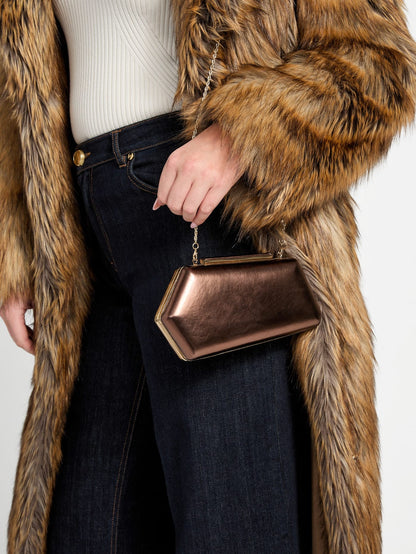 Gemma Metallic Clutch