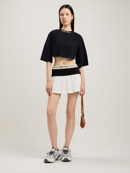 Back Curved Logo Mini T Shirt