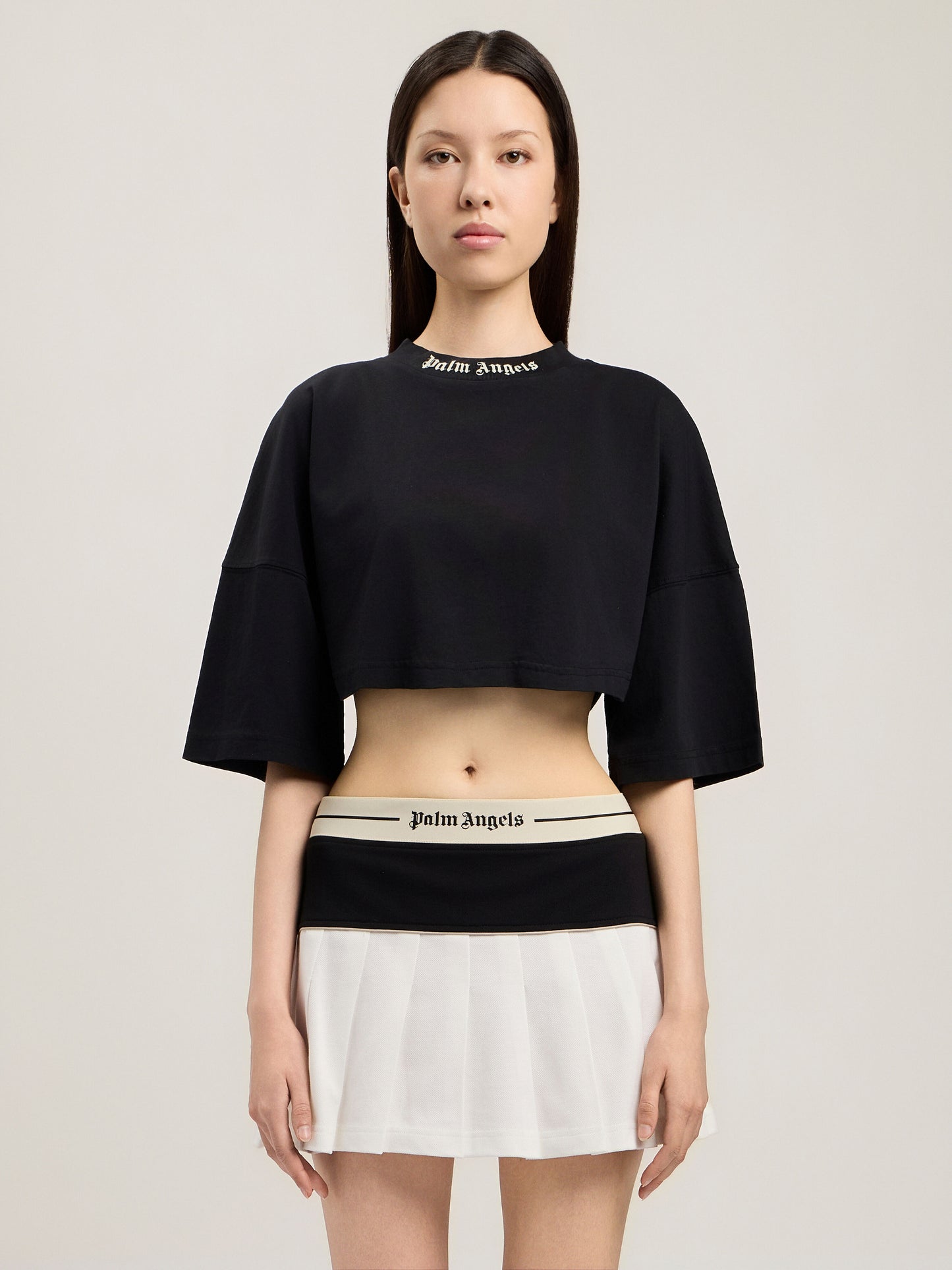 Back Curved Logo Mini T Shirt