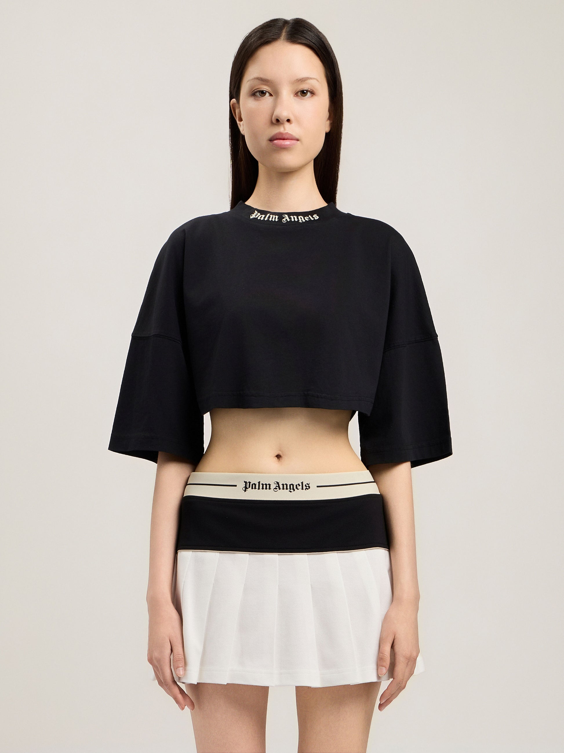 Back Curved Logo Mini T Shirt