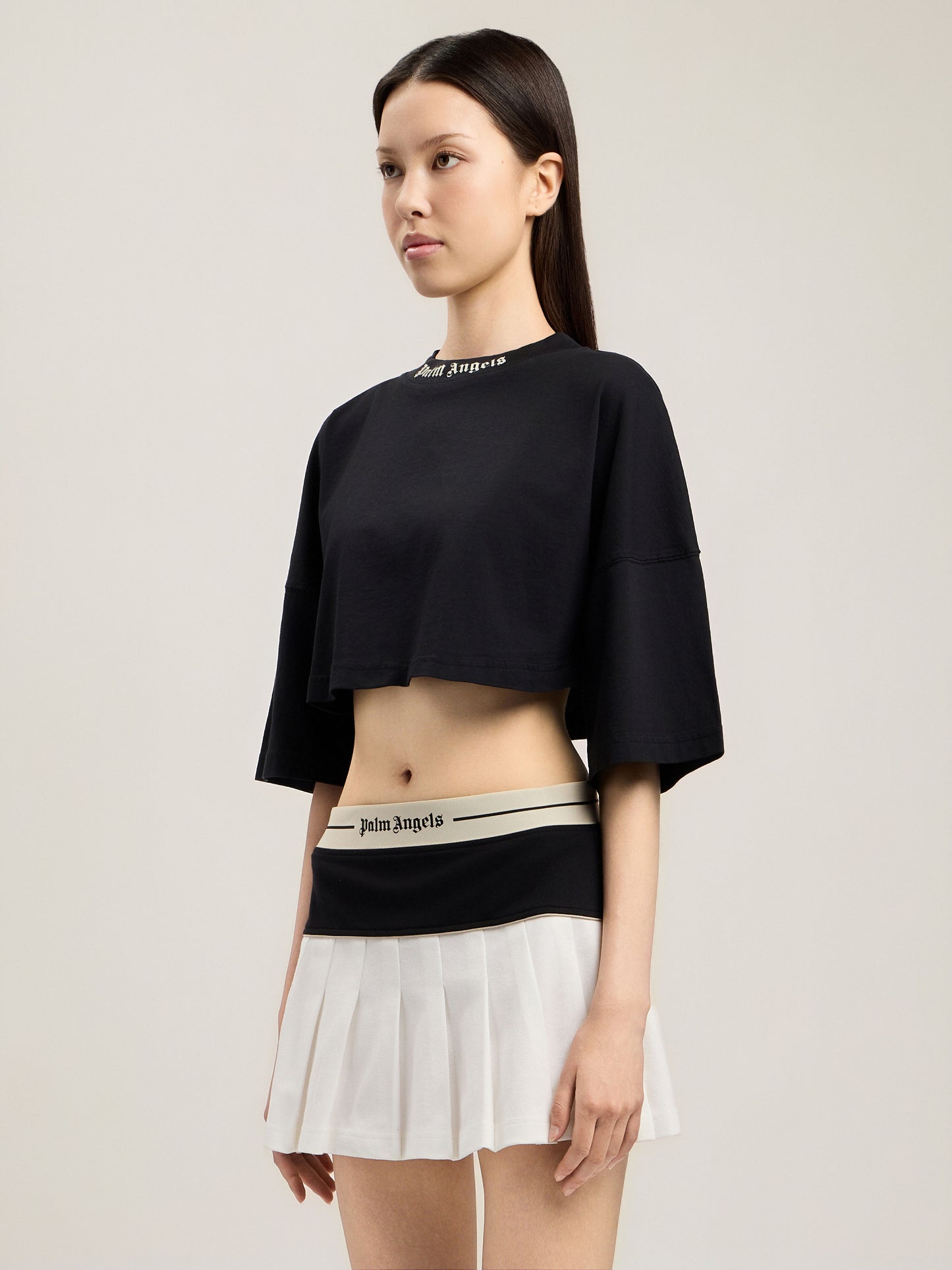 Back Curved Logo Mini T Shirt
