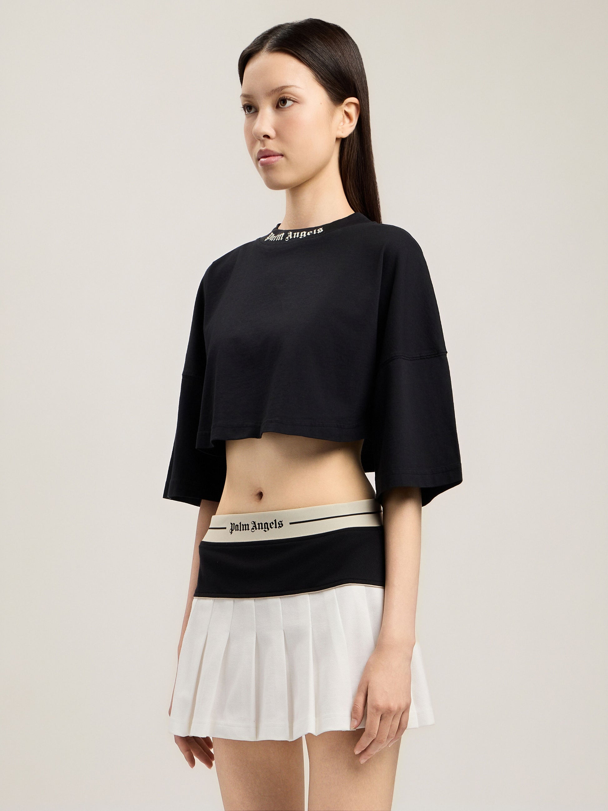 Back Curved Logo Mini T Shirt