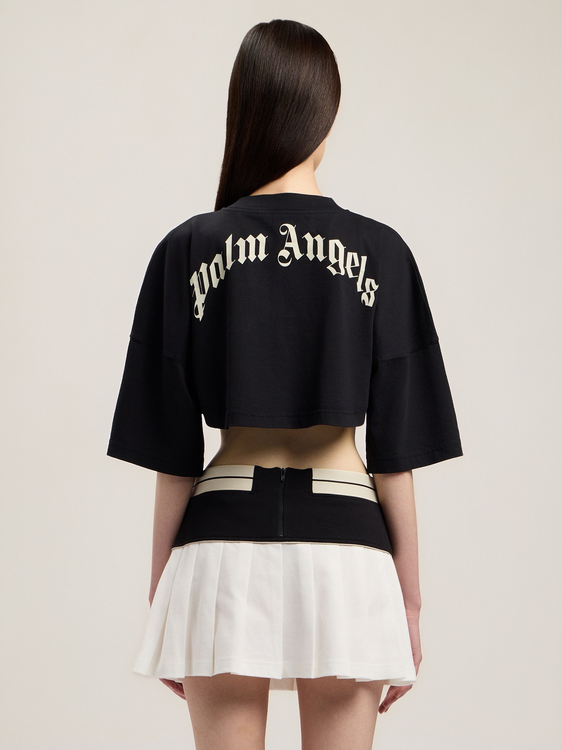 Back Curved Logo Mini T Shirt
