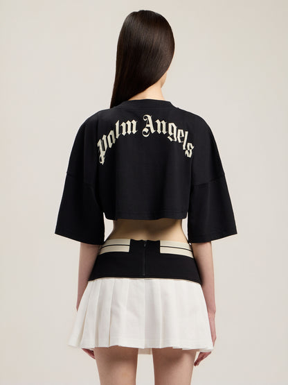 Back Curved Logo Mini T Shirt